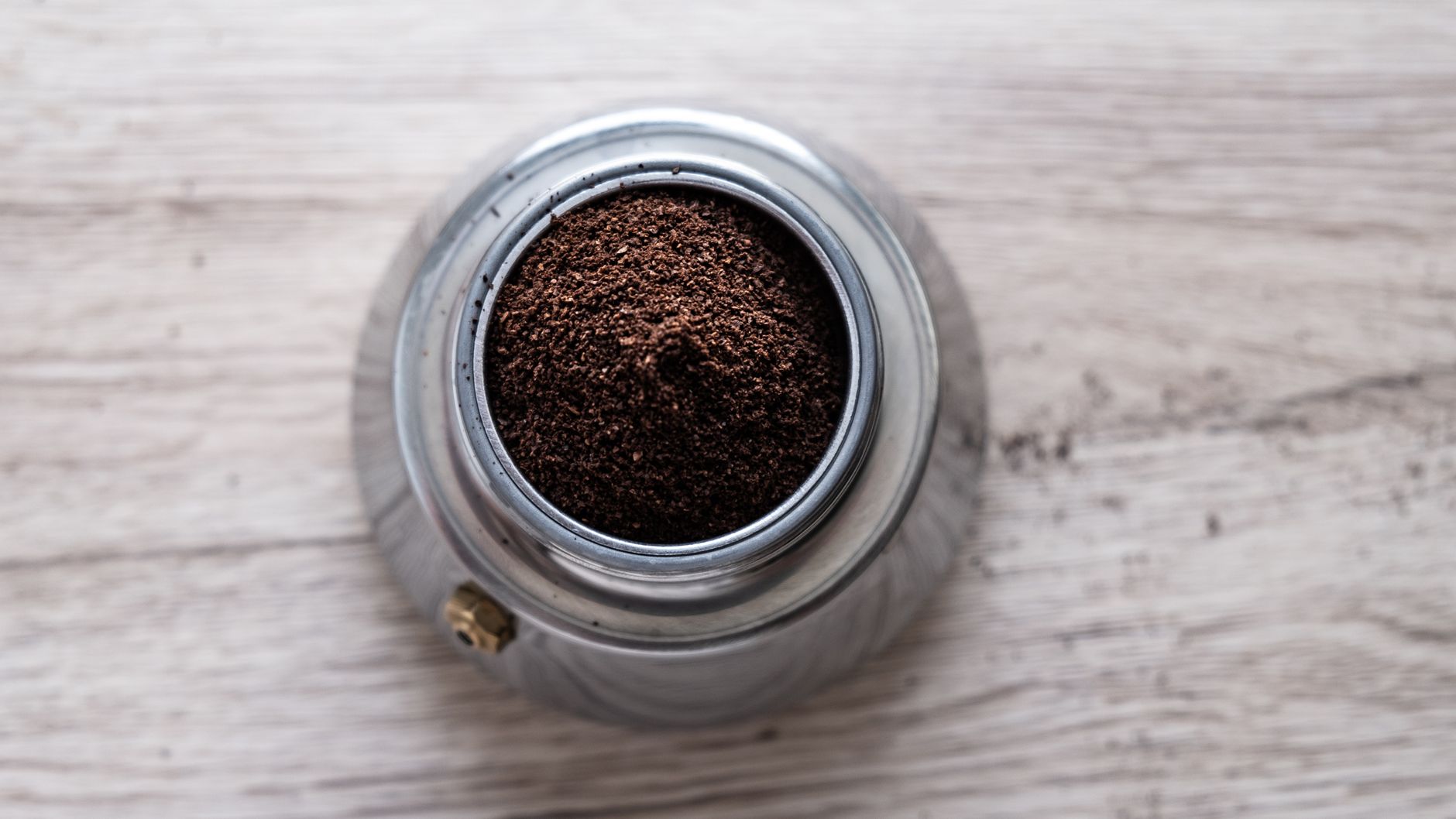 steel flat burr coffee grinder close-up