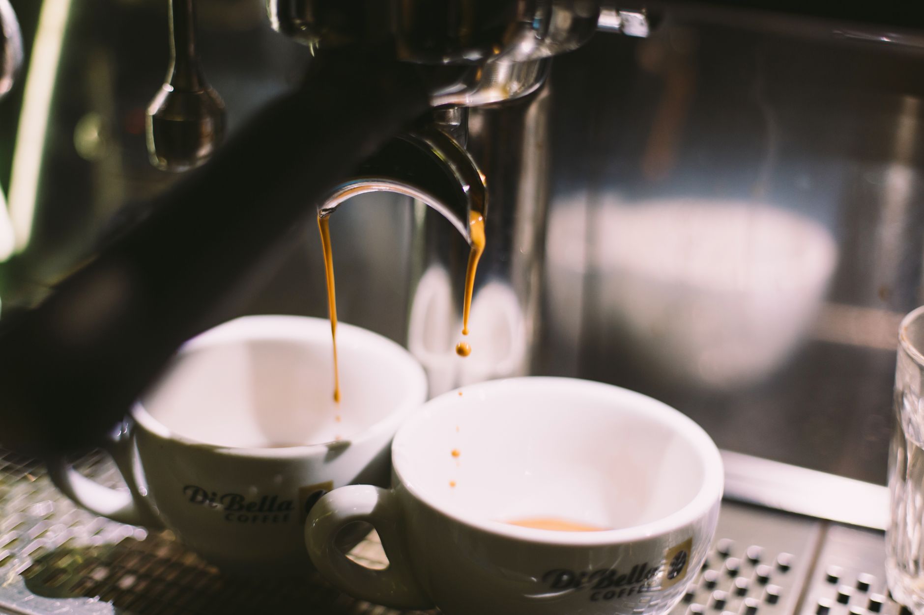 espresso shot golden crema demitasse cup extraction