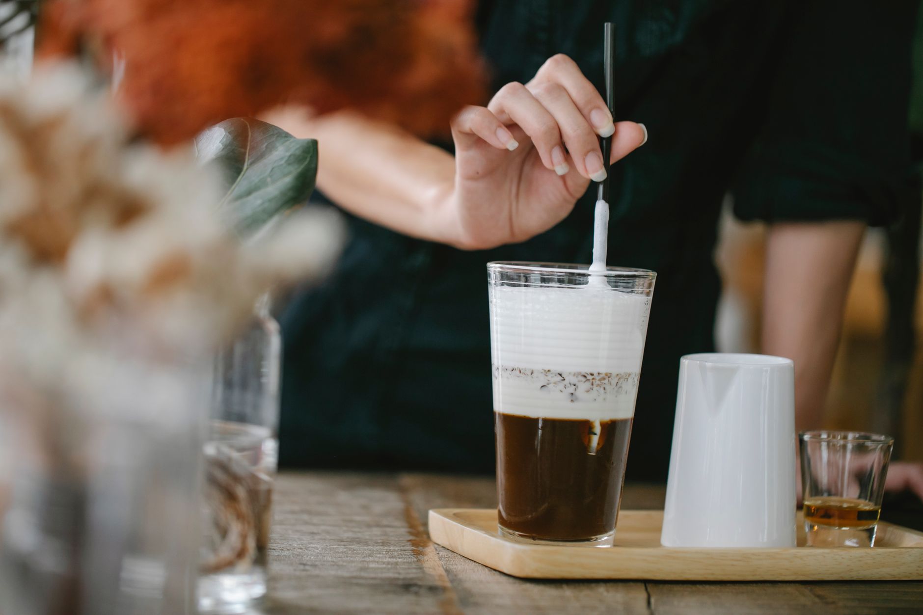 milk steaming wand microfoam latte art pitcher