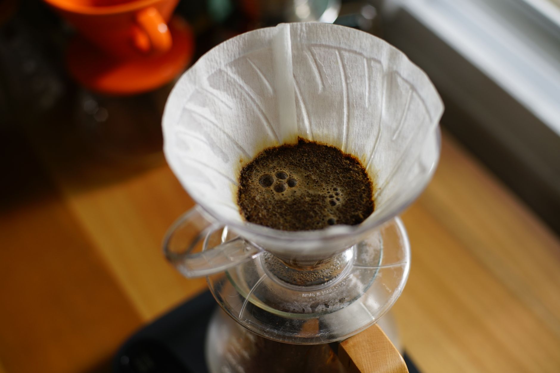 coffee grounds distribution uneven puck prep