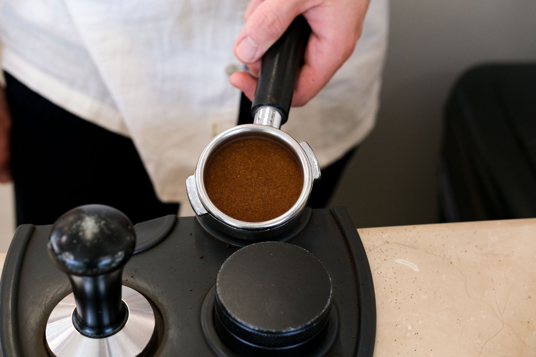 breville barista express espresso shot extraction
