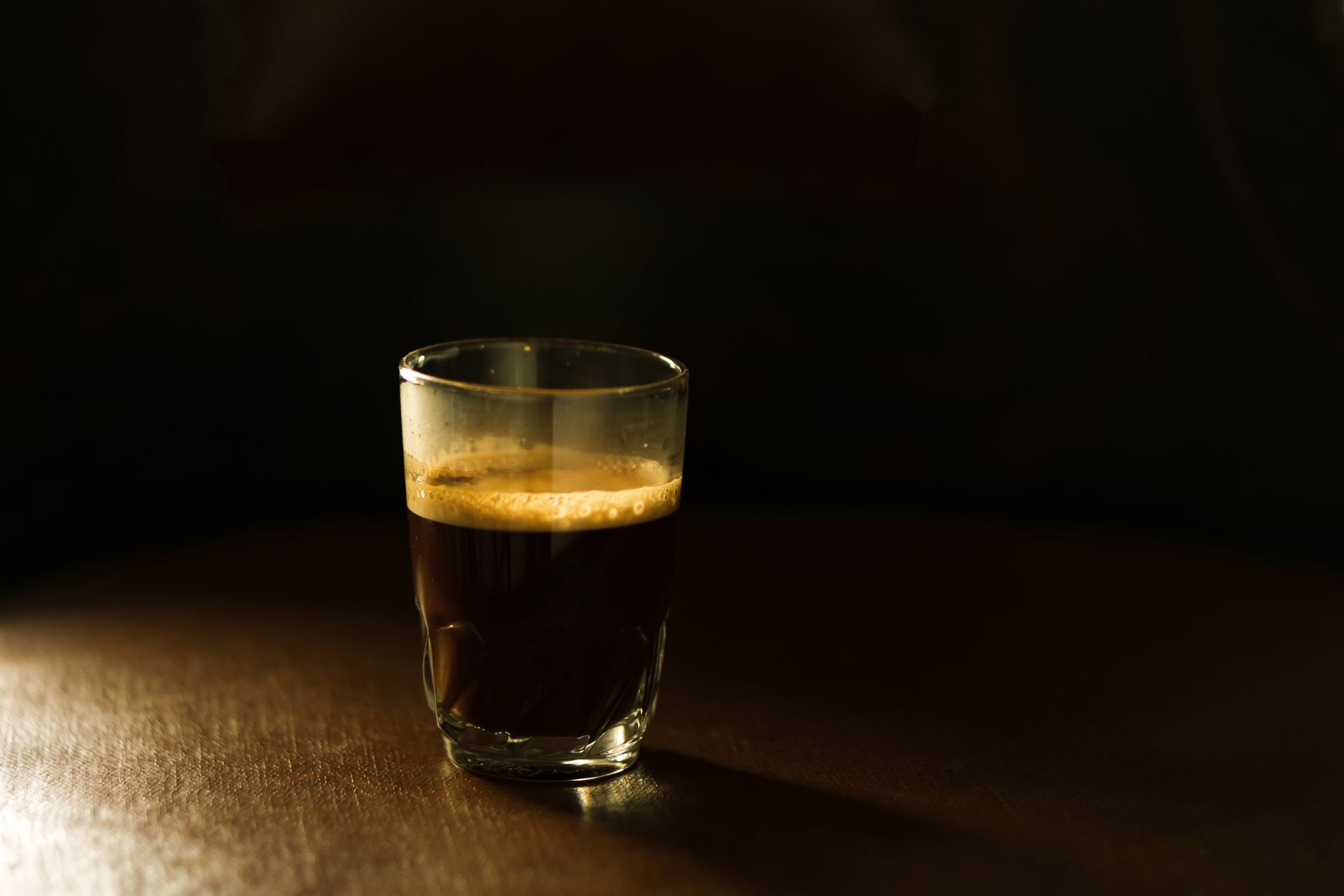 espresso shot pale thin stream underextraction