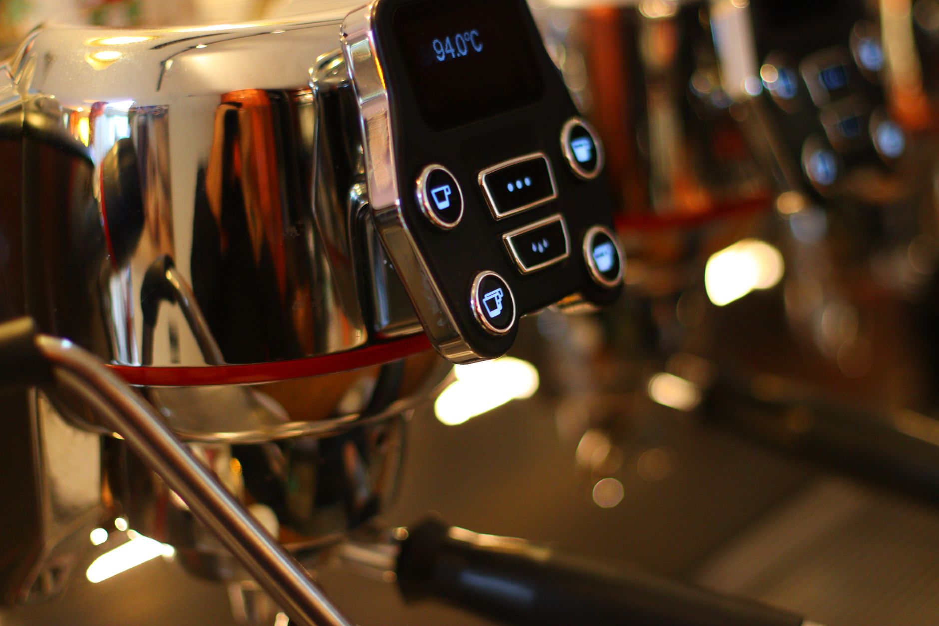fresh roast sr800 control panel knobs digital display closeup