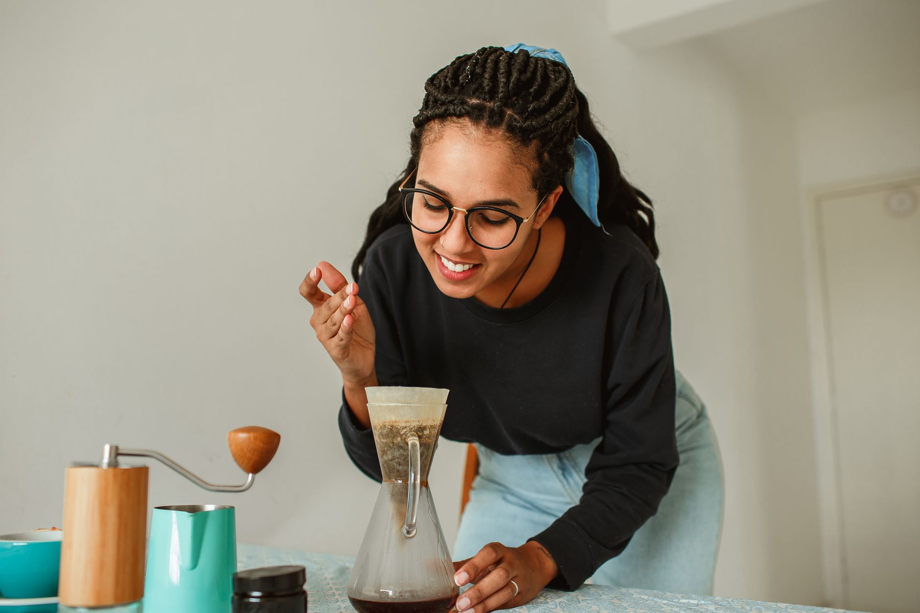 kitchen scale coffee measuring cold brew ratio