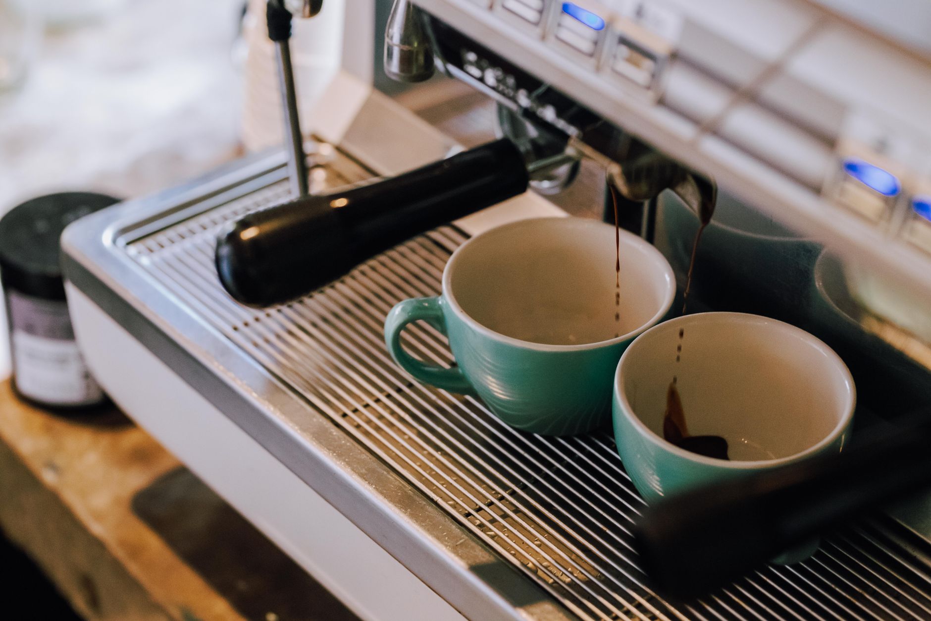 how to season new espresso machine