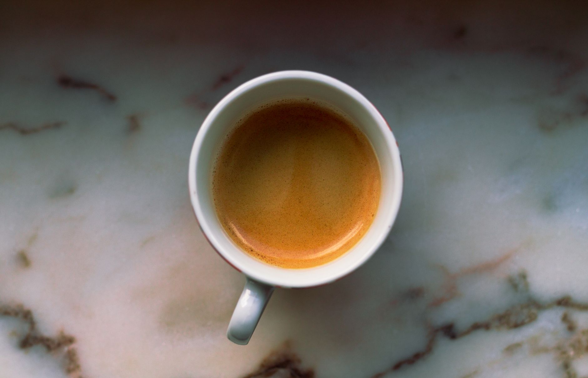 espresso shot golden crema thick demitasse cup