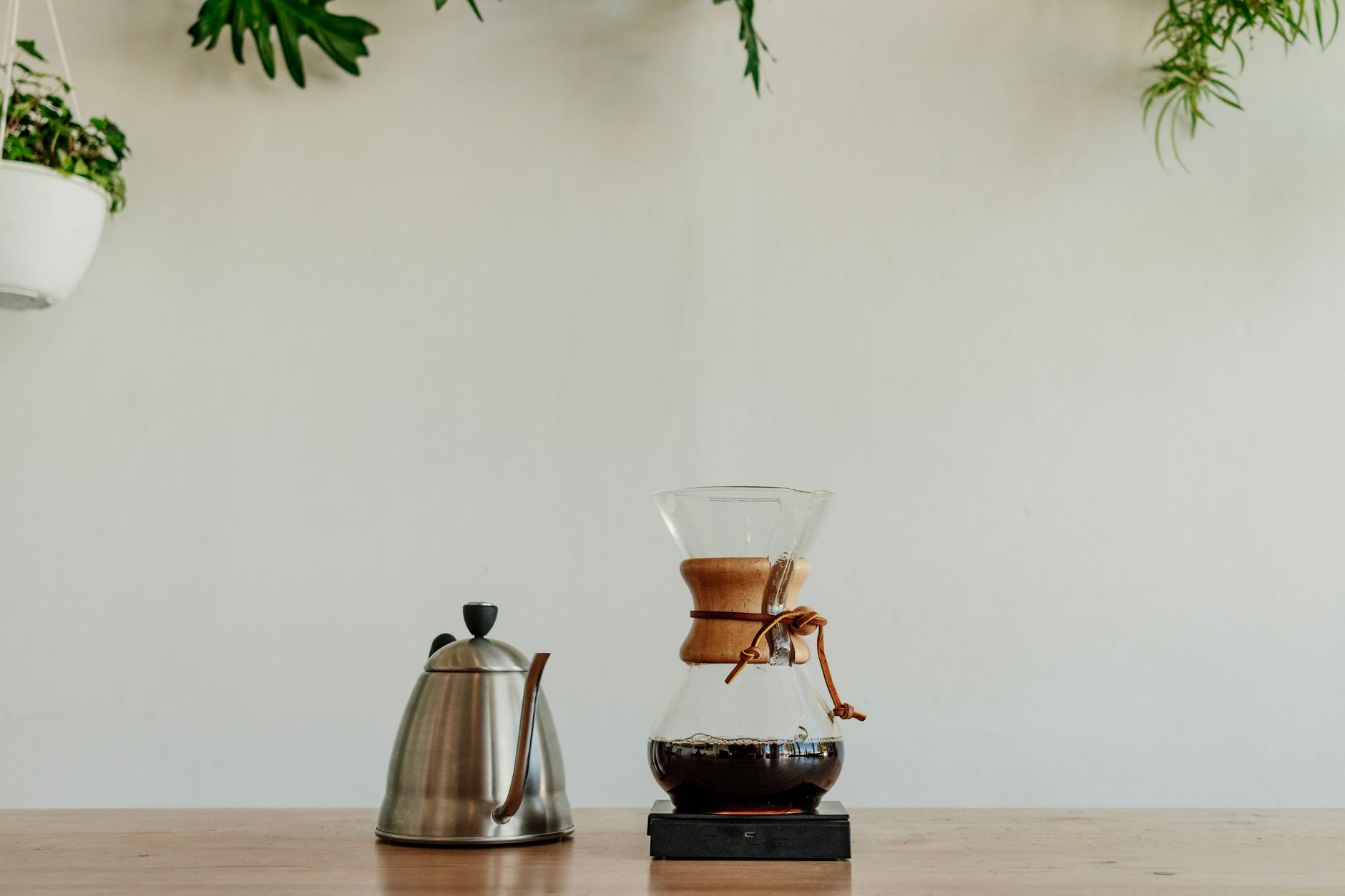 kona coffee pour over bright clean cup ceramic