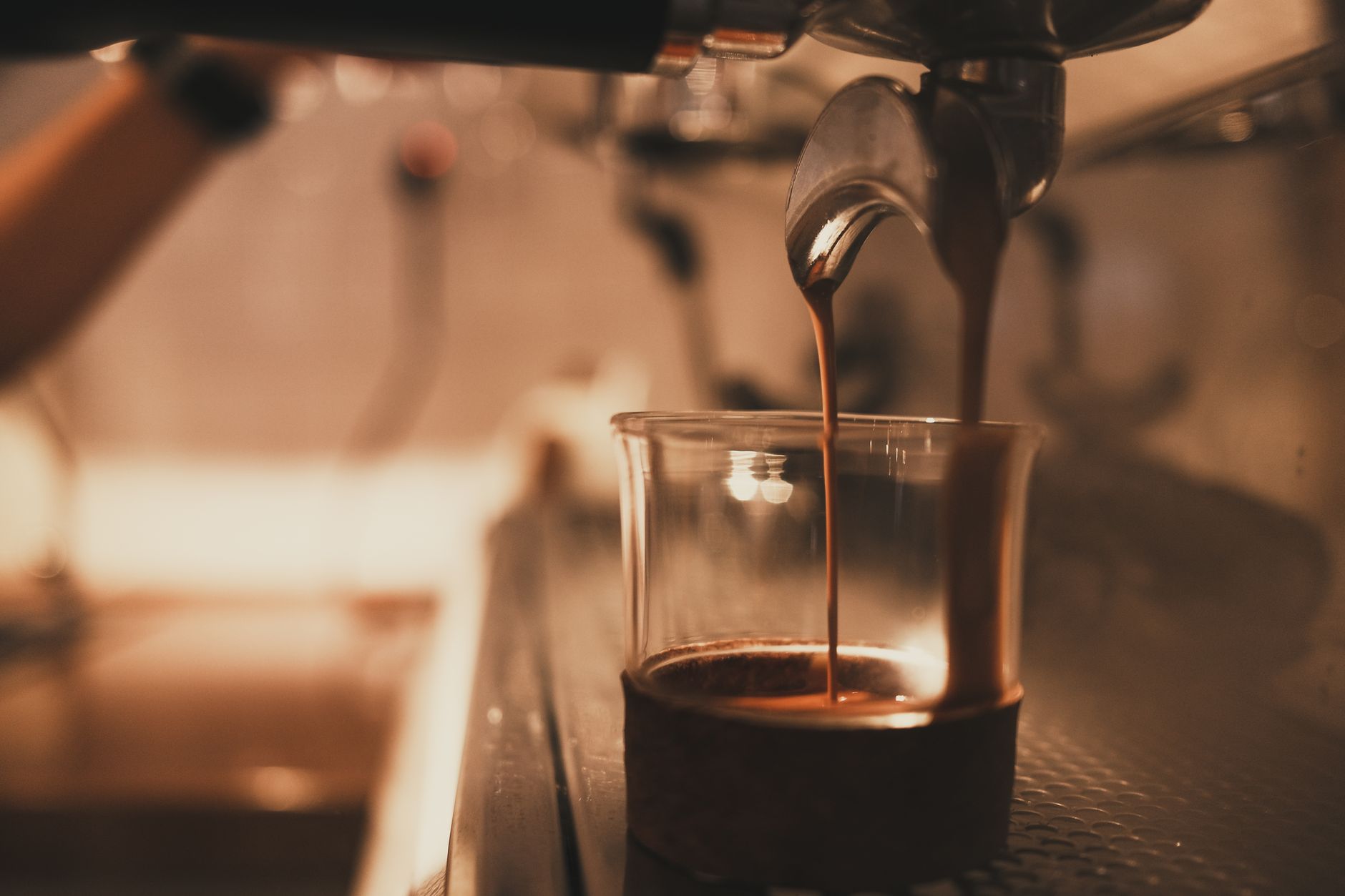 espresso shot golden crema white demitasse cup